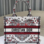 Christian Dior Medium Dior Book Tote M1286 Red
